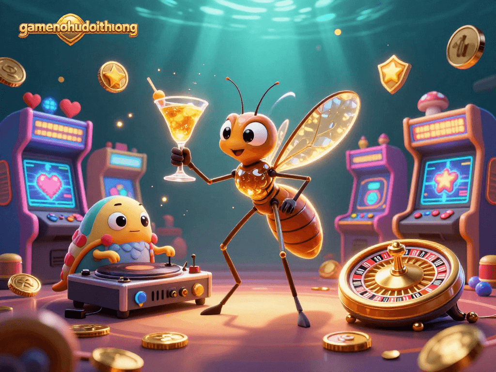Spin the wheels at gamenohudoithuong with vibrant characters and casino excitement!