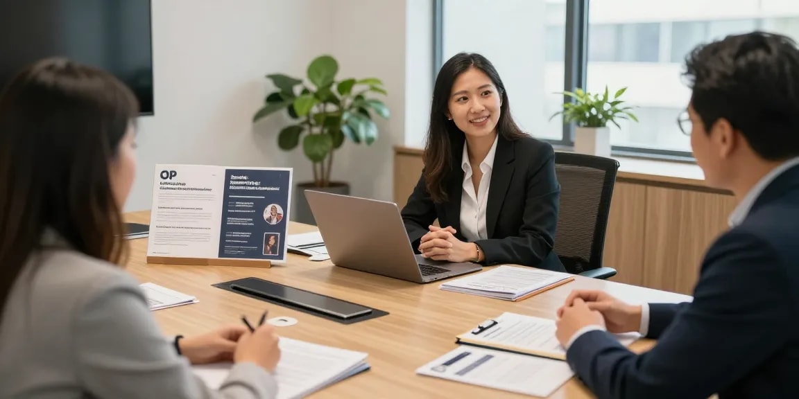 Trusted 오피 services consultation at a local business office, professional setting.