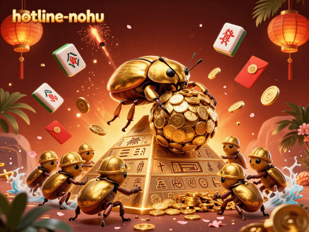 Engage in thrilling gameplay at hotline-nohu with exciting golden coin treasures rolling up pyramid casinos.