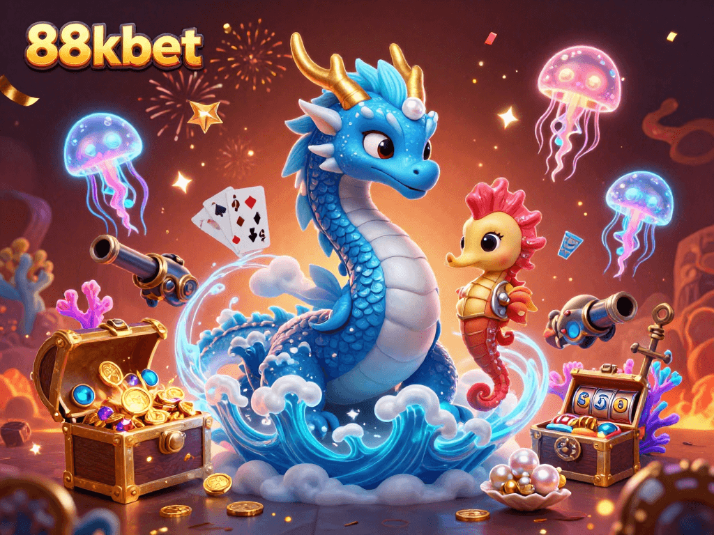 Engage with 88kbet's thrilling casino adventure featuring magical creatures and dynamic game elements.