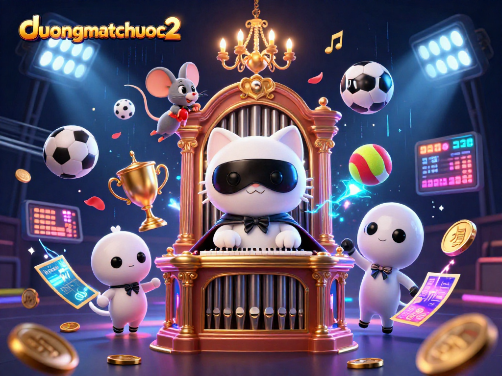 Engage in duongmatchuoc2's thrilling gameplay with a 3D casino scene featuring dynamic sports elements.
