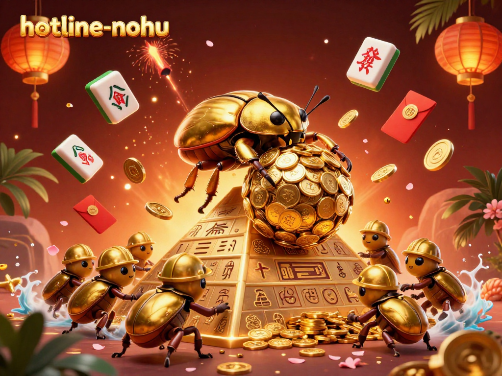Engage in thrilling gameplay at hotline-nohu with exciting golden coin treasures rolling up pyramid casinos.