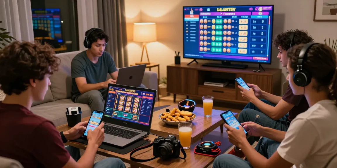 Engaging online gaming experience at https://www.modernrussia.com/mpocash/ with friends enjoying various betting options in a cozy setting.