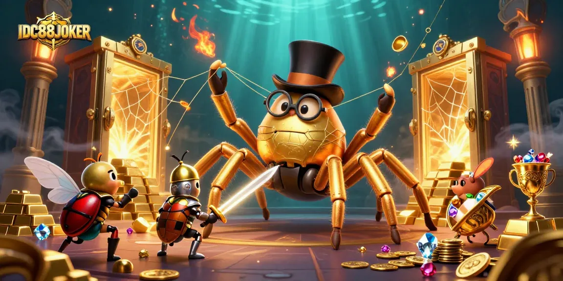 Engage in thrilling gameplay at IDC88JOKER with a vibrant casino scene full of excitement.