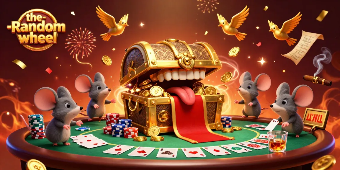 Experience the excitement of the-random-wheel with a dynamic casino scene full of treasures.