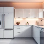 Explore уреди за вграждане like stylish refrigerators and dishwashers enhancing your kitchen space.