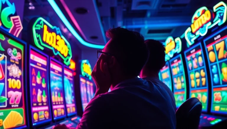 Exciting gaming setup showcasing hoki138 pro slot games in a modern environment.