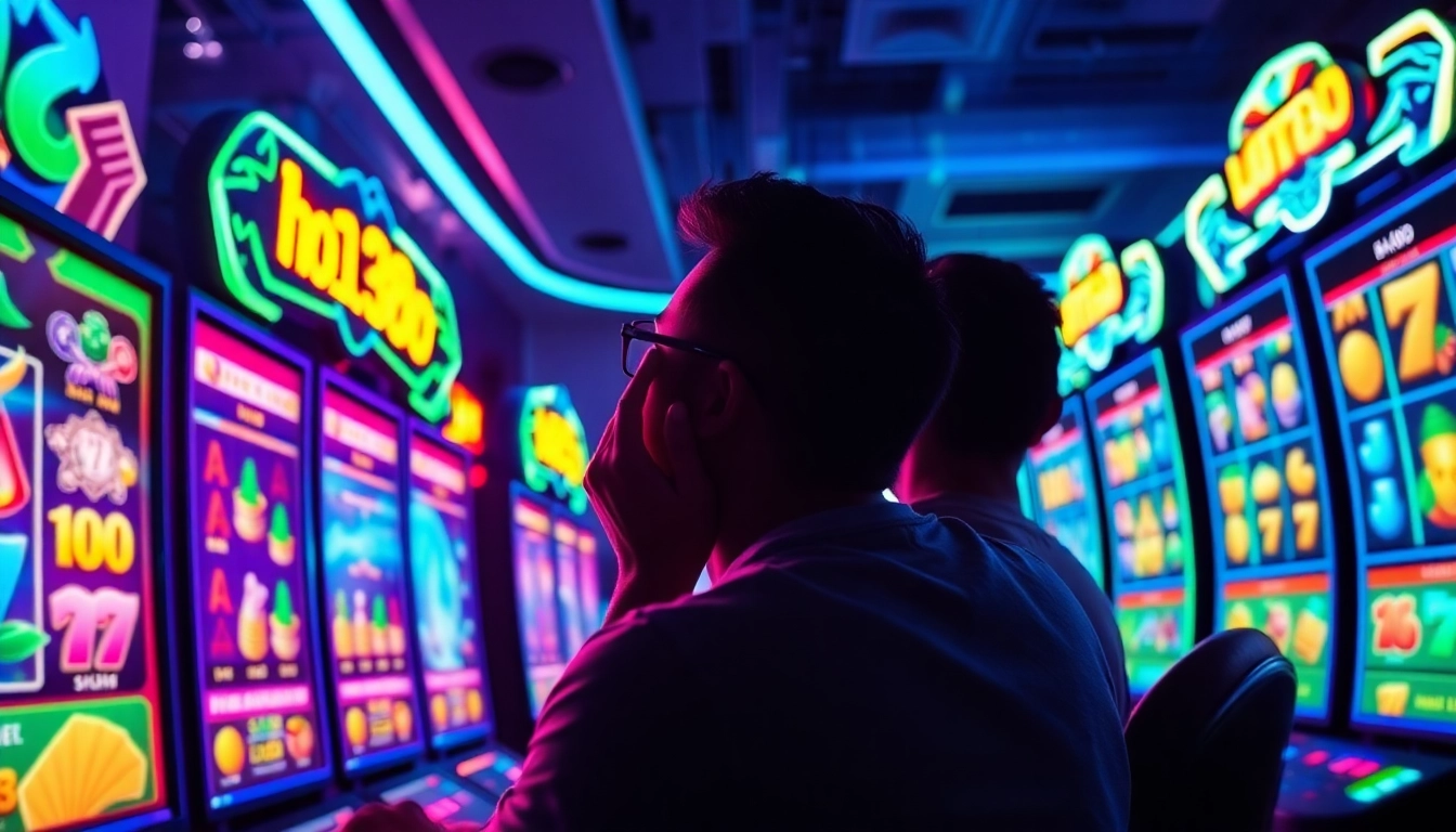 Exciting gaming setup showcasing hoki138 pro slot games in a modern environment.