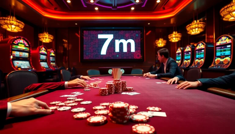 Experience the thrill of winning at a poker table highlighted by 7m stakes and action-packed gameplay.