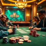 Players engaging in an exciting game at the MM88 blackjack table.