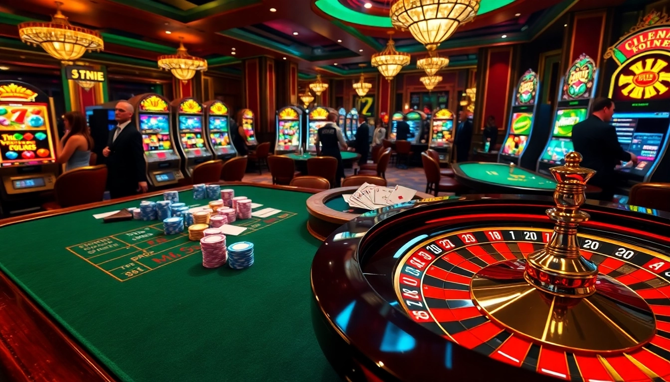 Experience high-stakes action at https://vin88a.co.com/ with vibrant casino tables and excited players.