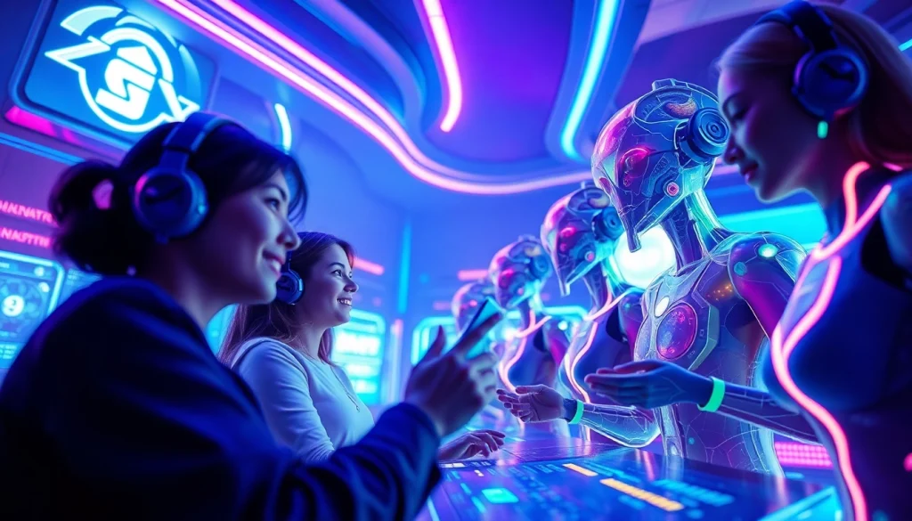 Interactive AI experiences in futuristic gaming focusing on sex games ai.