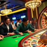 Experience the excitement of GG88 gaming at a high-stakes poker table.