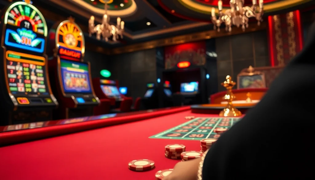 Experience the thrill of the b52 club with exciting casino games and vibrant poker chips.