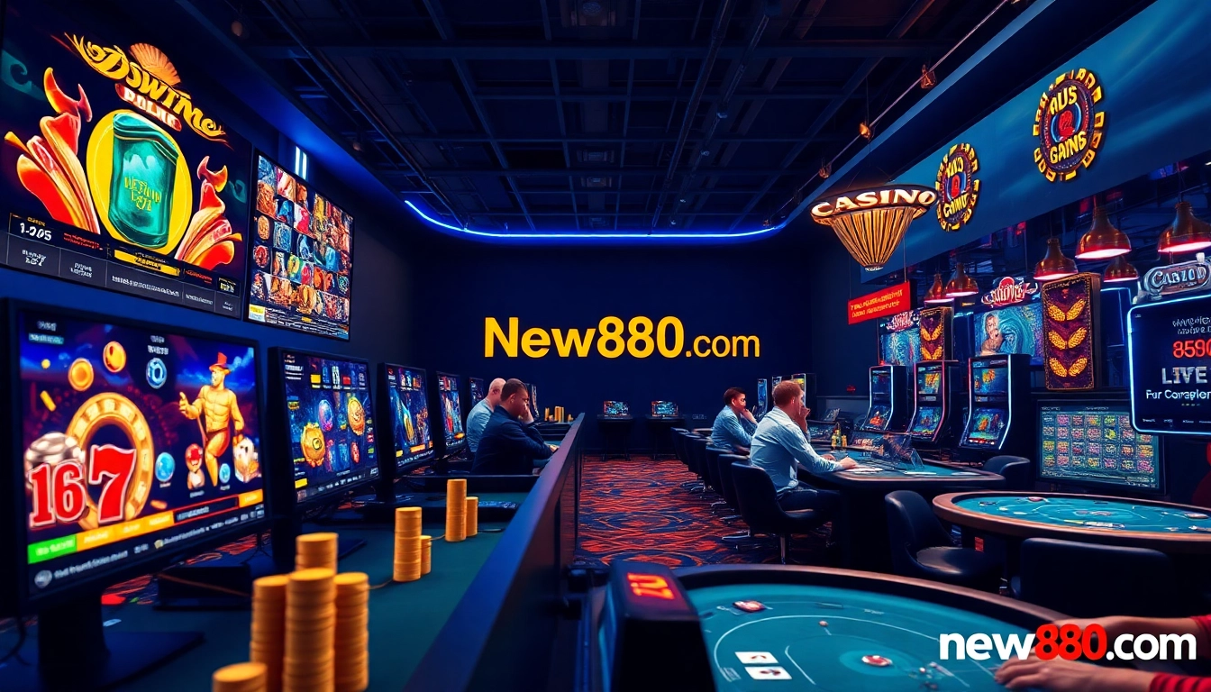 Experience the excitement of new88go.com with a dynamic online gambling interface featuring live games and casino action.