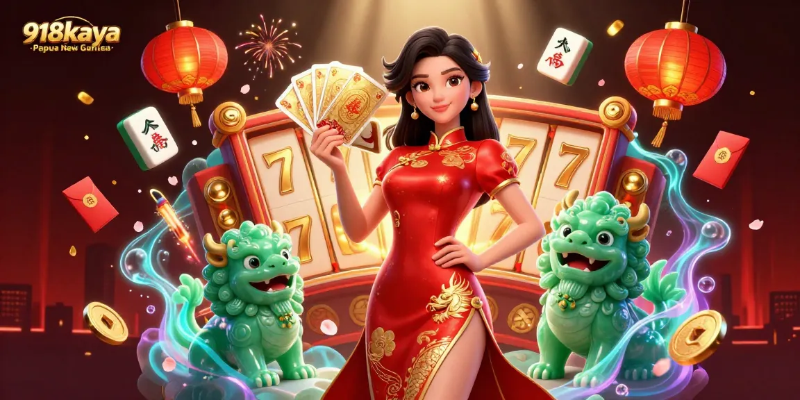 Play slots and win big with 918kaya Papua New Guinea's dynamic gaming scene featuring lucky symbols.