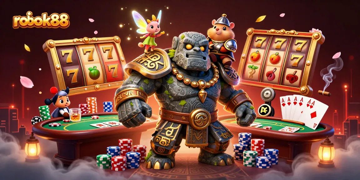 Experience winning excitement at rokok88 with vibrant slots, poker elements, and magical characters.