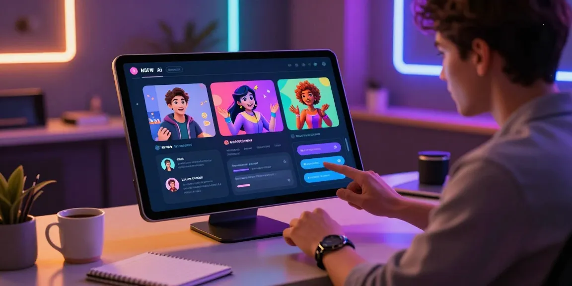 Engaging NSFW AI interaction in a modern digital workspace.