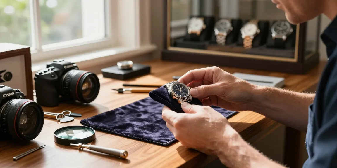 Detailing clone watches in a luxurious setting, highlighting craftsmanship and elegance.