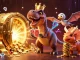 Win big at tải sun win while T-Rex shuffles cards and triceratops stacks golden chips!